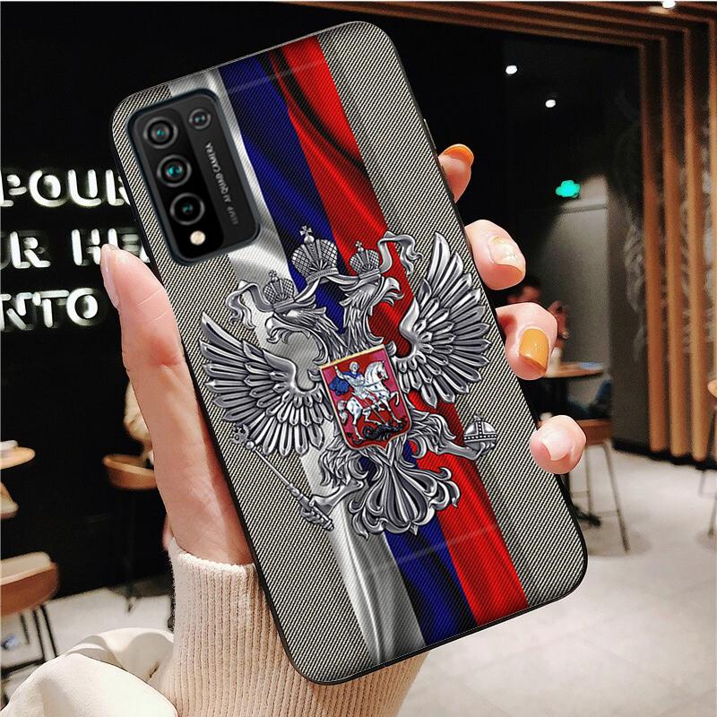 Russia Russian Flags Emblem Phone Case for Huawei Honor 50 10X Lite 20 7A 7C 8X 9X Pro 9A 8A 8S 9S 10i 20S 20lite 7X 10 lite