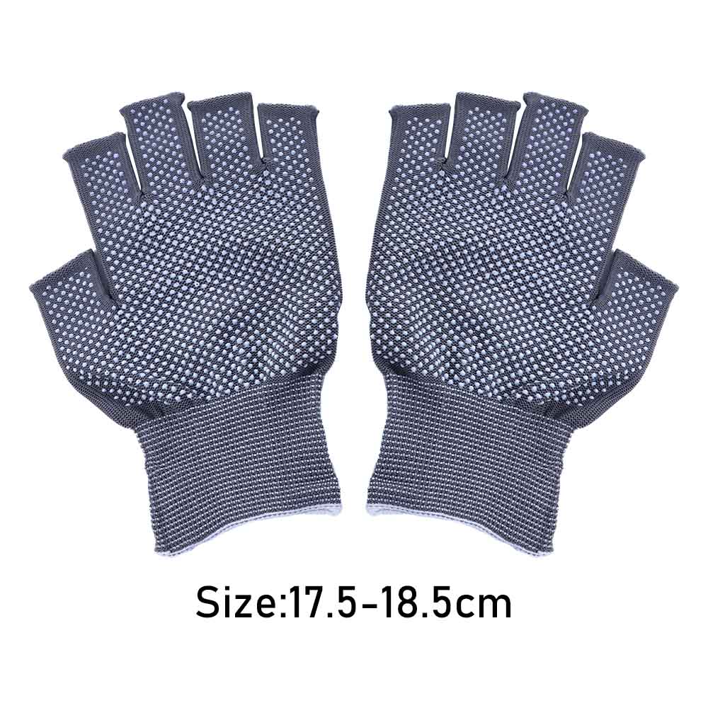 Ice Cool Open/Half Fingers Nylon Anti-Slip Cycling Gloves Fishing Gloves Sport Fishing Accessories