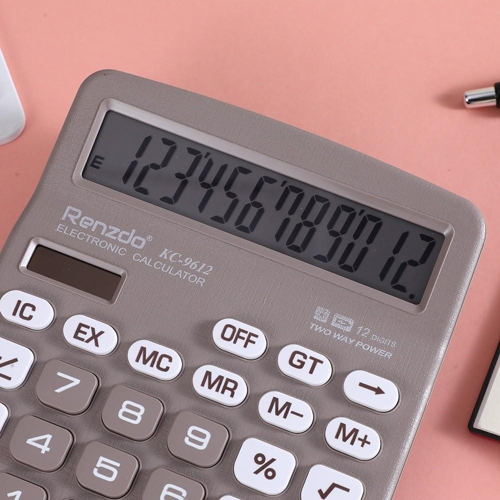 Dual Power Supply Solar Calculator 12 Digits Scientific Calculator  Office School Supplies