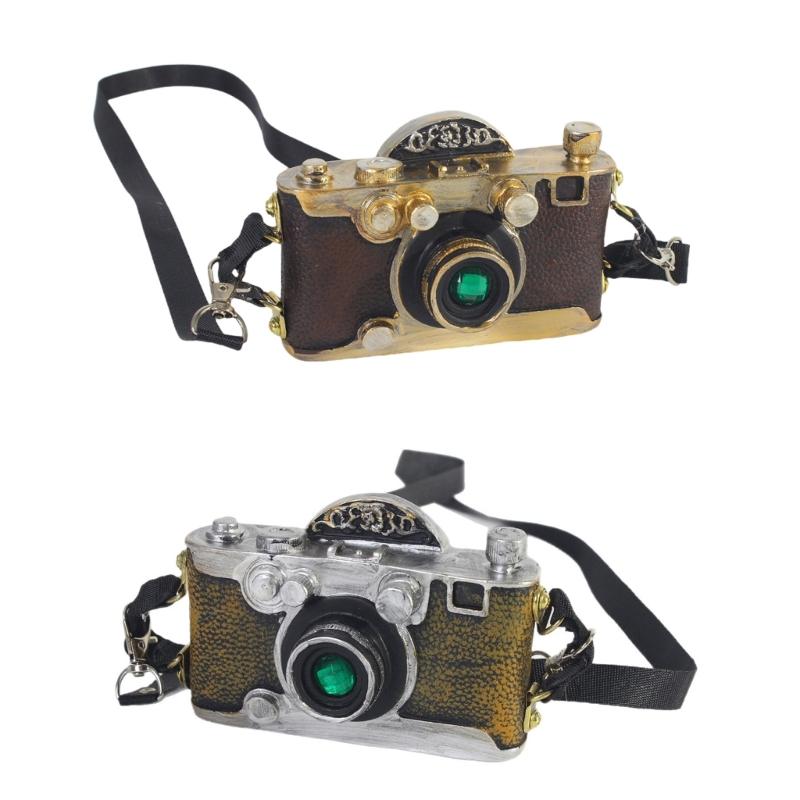 Realistic Portable Photography Accessory Antique Designed Decorative Studio Camera Piece Portable Resin Camera Props