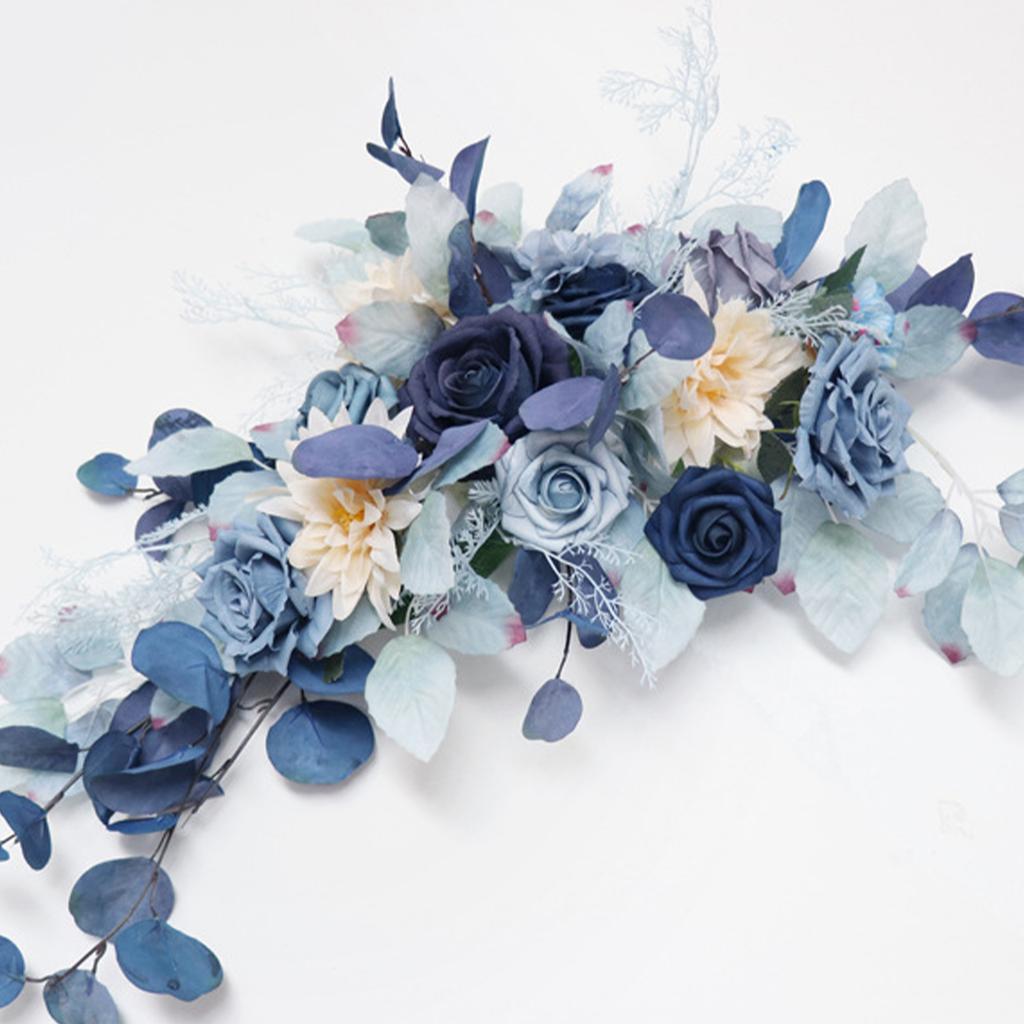 Wedding Arch Flower Kit Artificial Decorative Silk Flower for Ceremony 70x50cm 50x20cm
