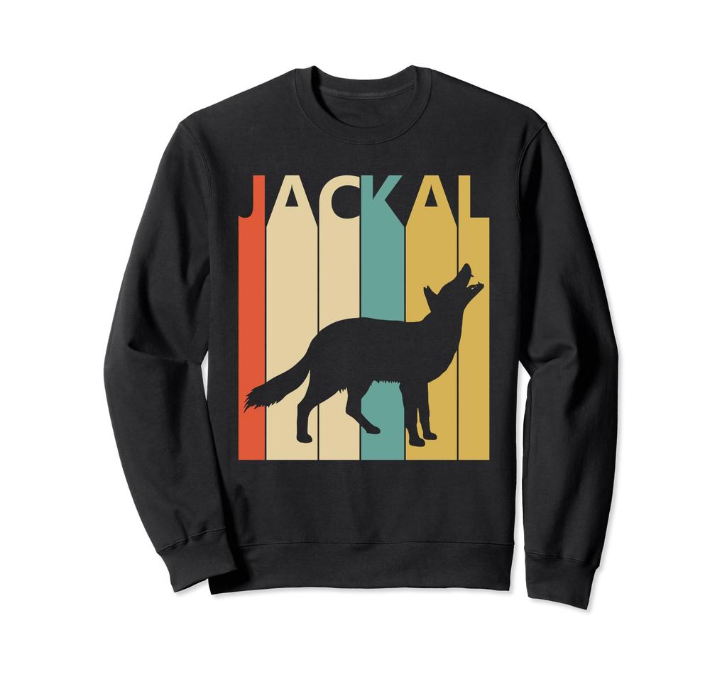 Classic Jackal Animal Minimalist Vintage Sweatshirt