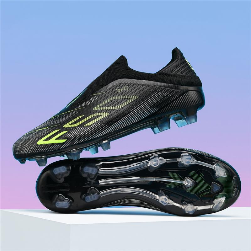Mens Soccer Shoes Plush Comfort Turf Football Boots Fg Athletic Shoes Grass Cleats Futsal Ultralight Fg Non Slip Indoor Adult Anti-Skid