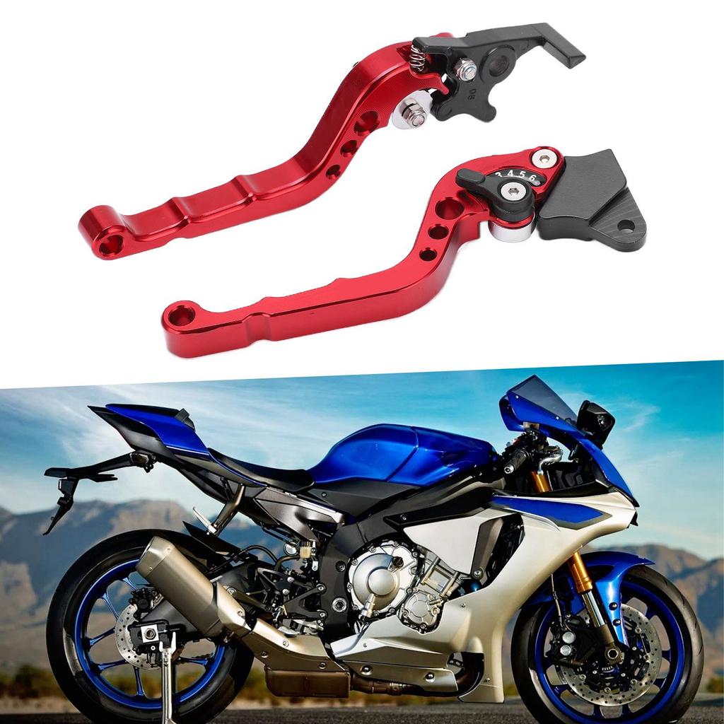 2PCS Motorcycle Brake Lever Handlebar Braking Device Aluminium Alloy