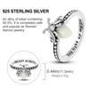 925 Silver Rings Original Design Blue Zircon Star Moon Finger Rings For Women High Quality Wedding Jewelry Gift