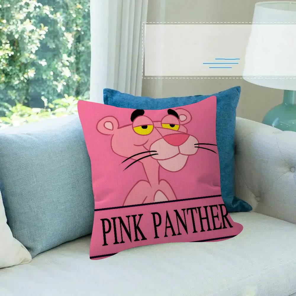 Cushion Cover Pillow Cover Decor Pillowcase Printed Cushion Case For Couch Popular P-Panthers Cool P-Pink Peach skin 18*18(CM)-1Pcs