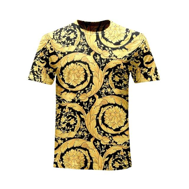 Men's Summer 3d Printed T-Shirt Fashion Top Short Sleeve Novelty Tees XXS-6XL