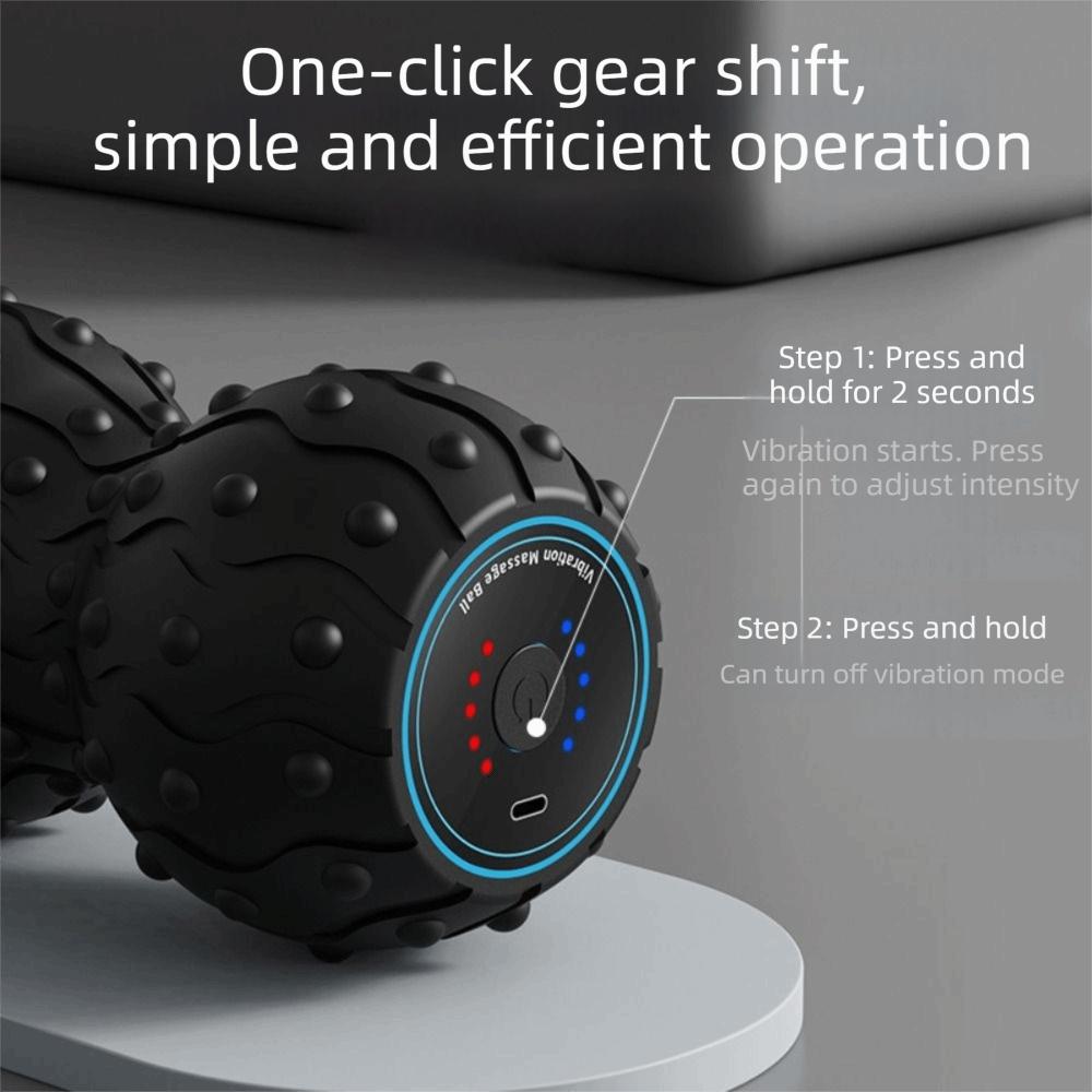 Rechargeable Peanut Fascia Roller Portable Myofascial Release Tool Trigger Point Massager  Sport