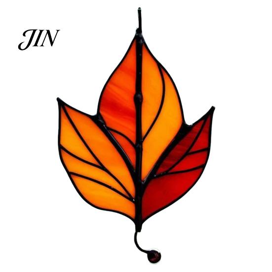 Lightweight Outdoor Decor Acrylic Leaf Hanging Pendant, Waterproof Sunproof Window Hanging, Decorative Four-leaf Clover Pendant Ornament with Colorful