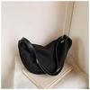 IELGY Autumn Winter Big Bag Fashionable Popular One-Shoulder Large-Capacity Class Commuter Cross-Body Dumpling Bag