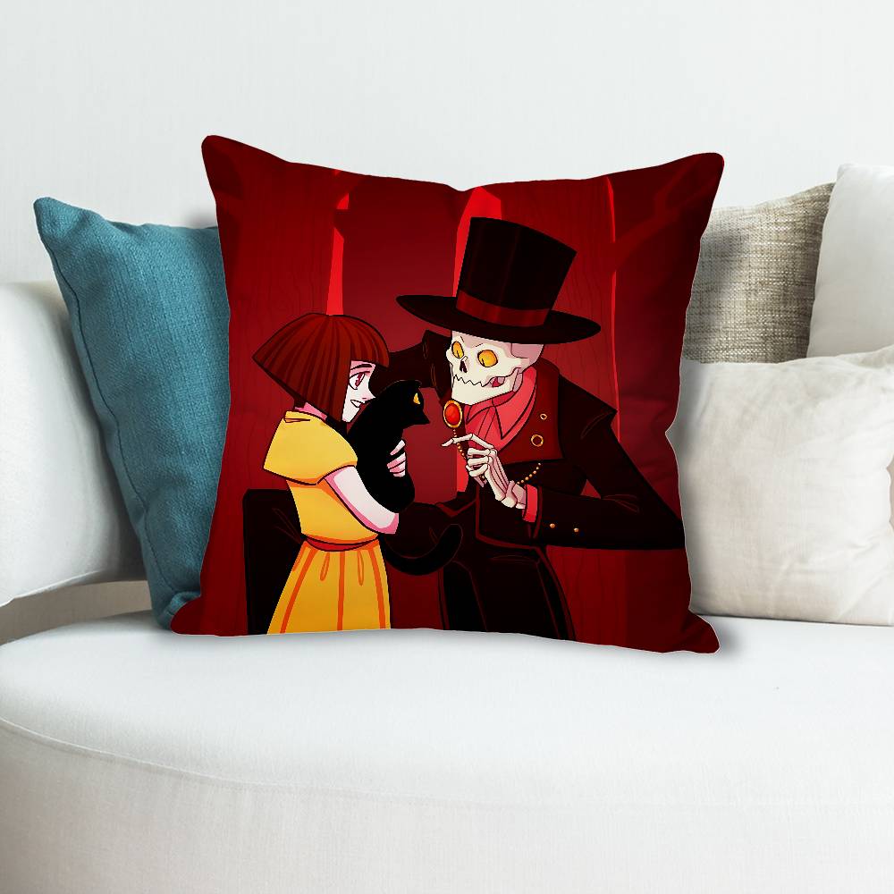 Game FFran Bow Anime Celebrity Merchandise AllMatch Printed Pillow Case Sofa Car Office Room Decoration Protector