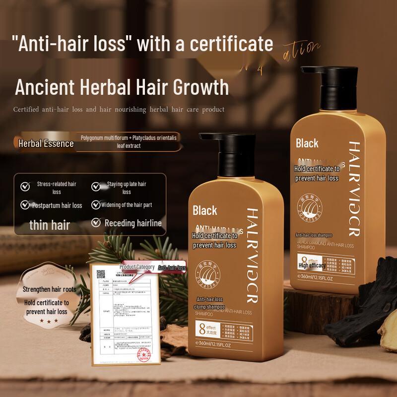 

Black Obsidian Anti-Hair Loss & Strengthening Shampoo