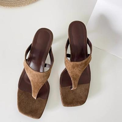 Modne Kapcie Damskie 2025 Nowe Letnie Klapki Damskie Sandały Na Obcasie Outdoorowe Klapki Plażowe Kapcie Damskie Bohemian Zapatos De Mujer