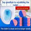 Two-Color Blue Bubble Toilet Cleaner & Deodorizer