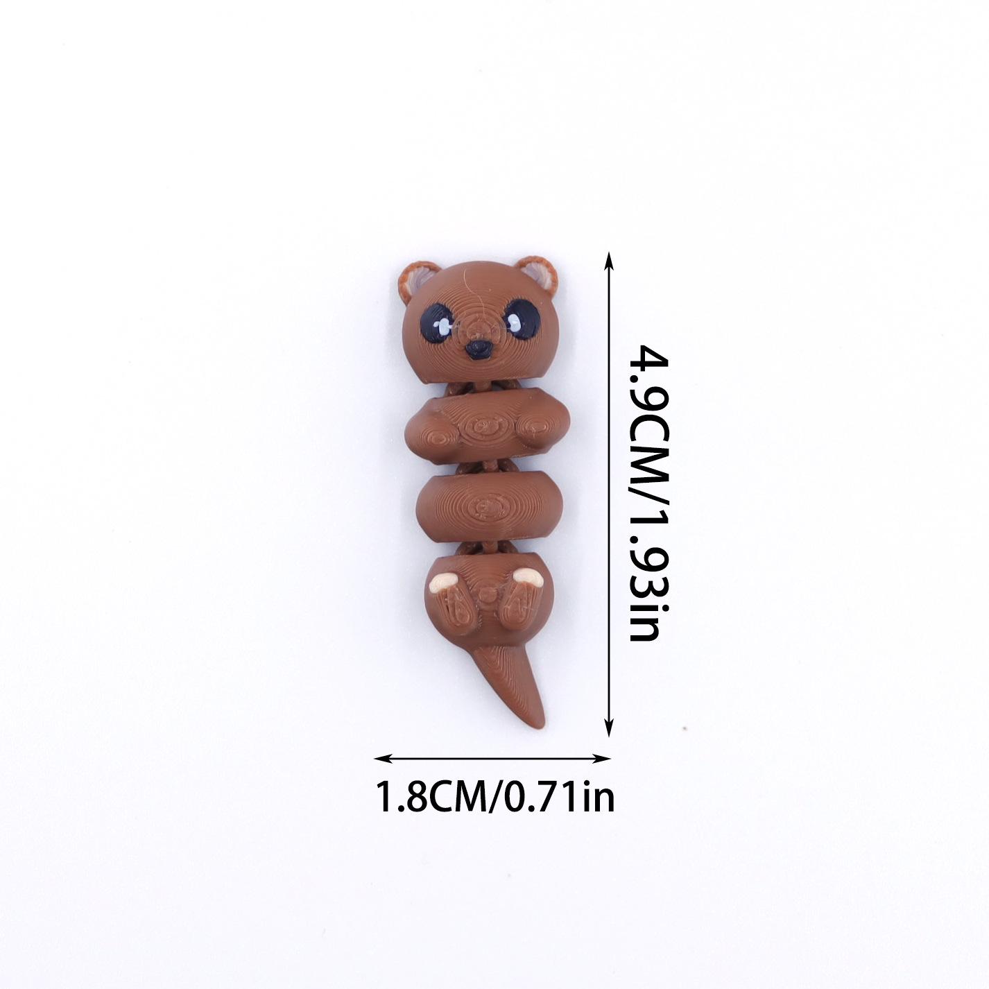 

Красочные мини-фигурки животных, напечатанные на 3D-принтере, и мультяшные игрушки-питомцы для детей