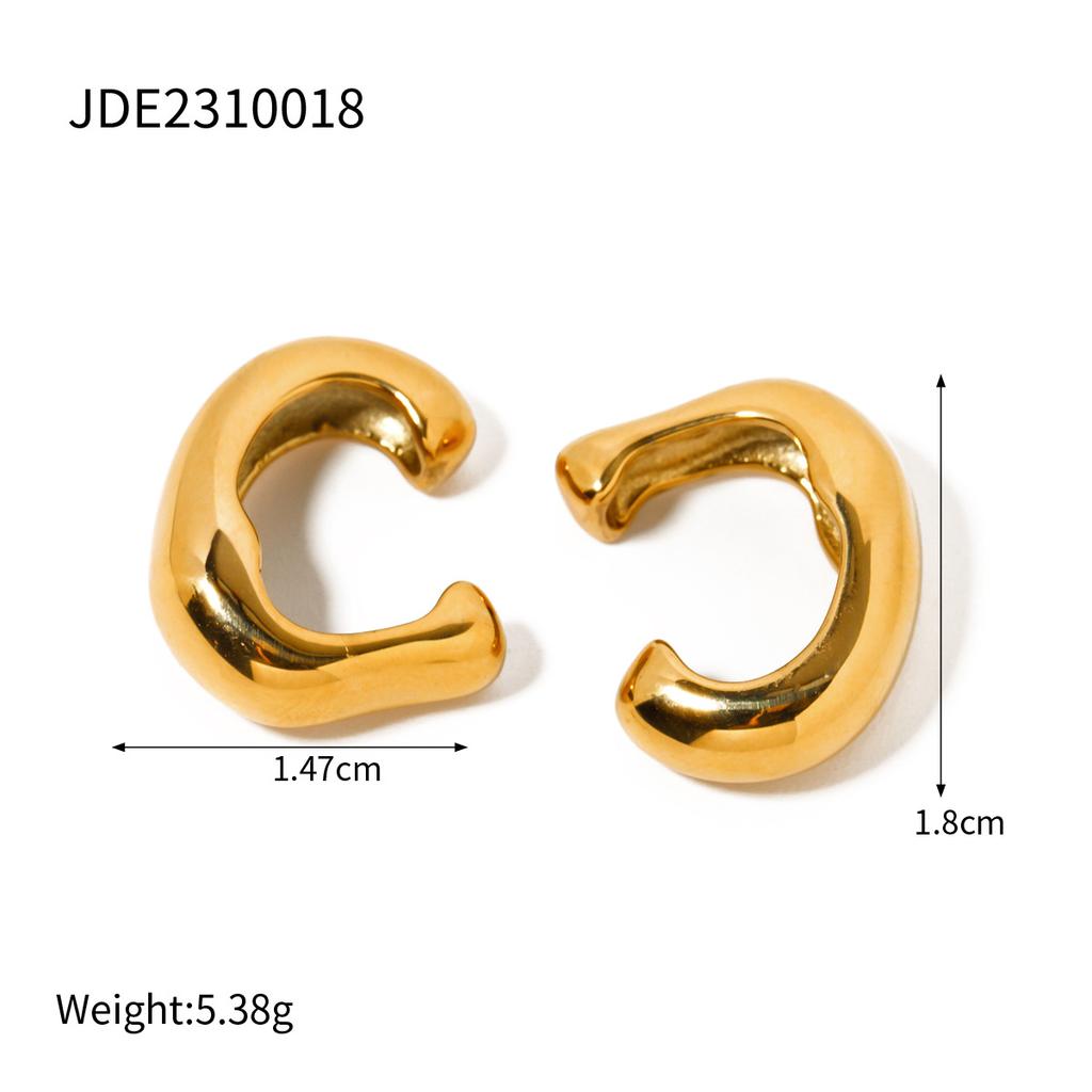 European and American stainless steel zircon earrings, earrings, earbone clips, and titanium steel without earholes.