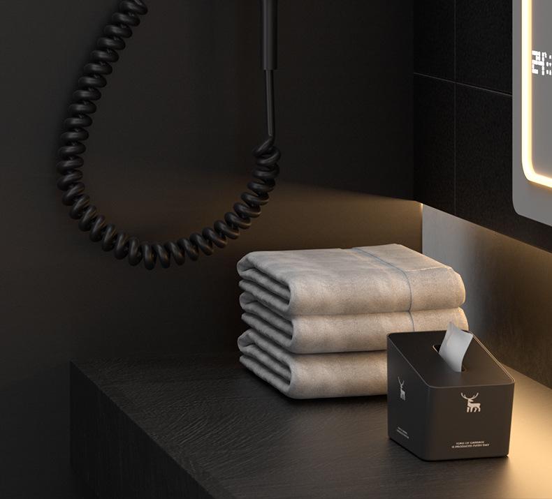 Wall-Mounted High-Power Bathroom Hair Dryer with Automatic Power Off