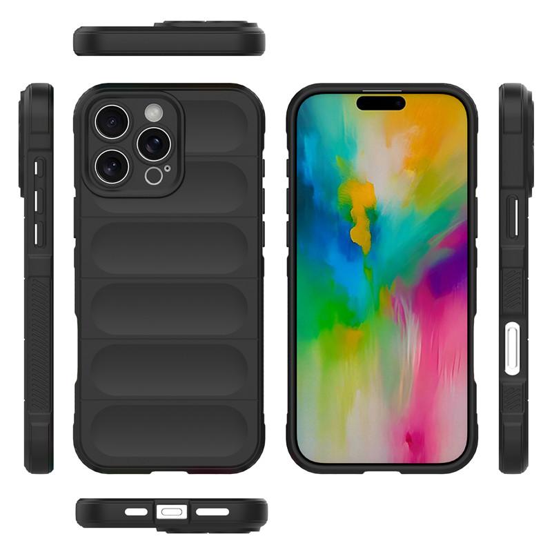 For iPhone 16 Pro Max Case For iPhone 16 Plus 16 Pro Max Cover Anti-Slip TPU Shockproof Phone Back Cover For iPhone 16 Pro Max