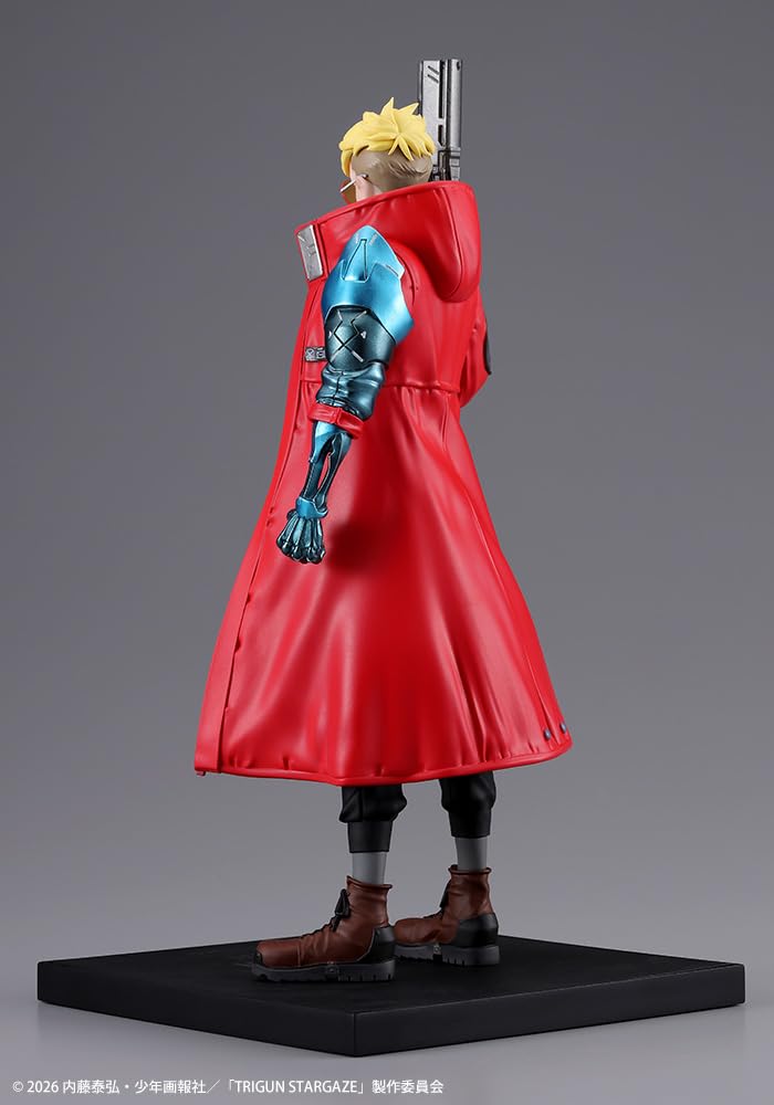 Kotobukiya TRIGUN STAMPEDE OSHI WORKS Vash the Stampede TRIGUN STAMPEDE Scale PVC Painted Complete Figure 1/8