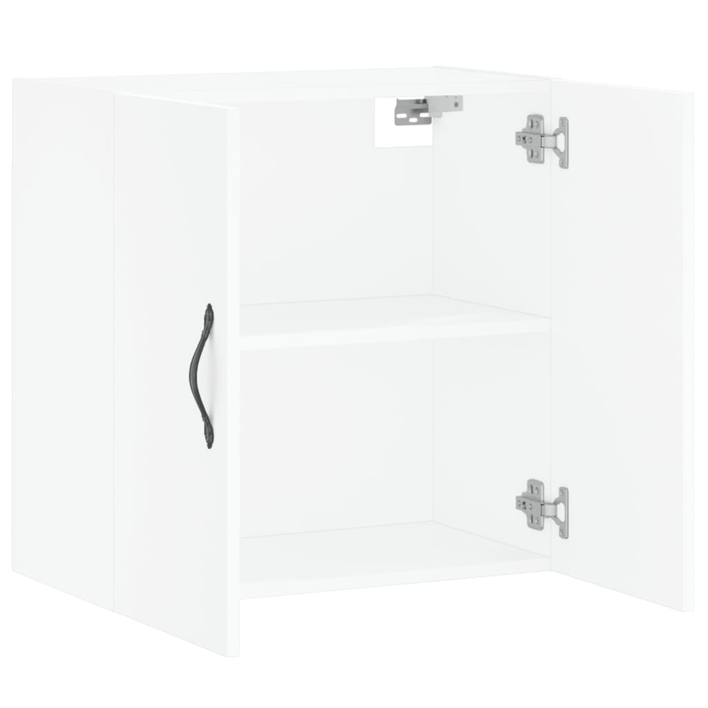 Wall Mounted Cabinet White 60 X 31 X 60 Cm Engineered Wood
