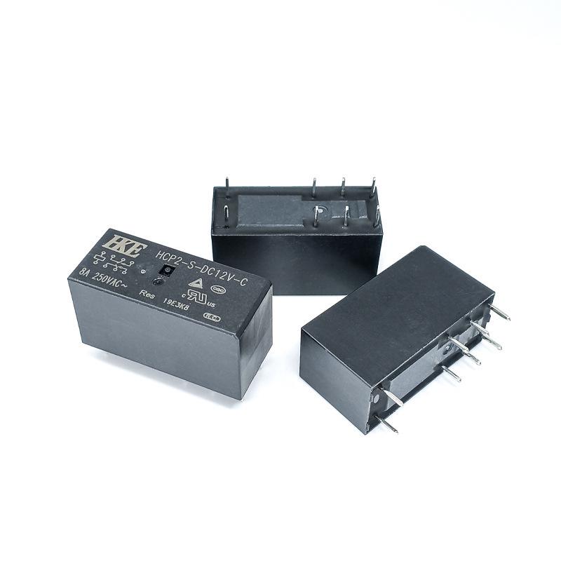 Huigang HCP2-S Power Relay, 8-Pin, 8A, 2 Form C, DC12V/5V/24V
