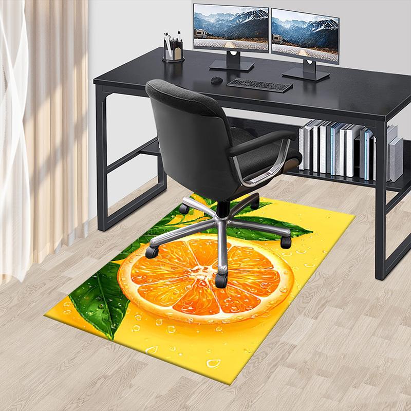 1PC orange juice Extra Large Non Slip Floor carpet, Office, family, bedroom, Studio   Large Area Rug Indoor Rugs, , Vibrant Colors
