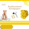 100 Stück Schleifpapier-Scheiben, Rund, Pediküre-Werkzeug, Fußfeilen-Ersatzpads für Maniküre