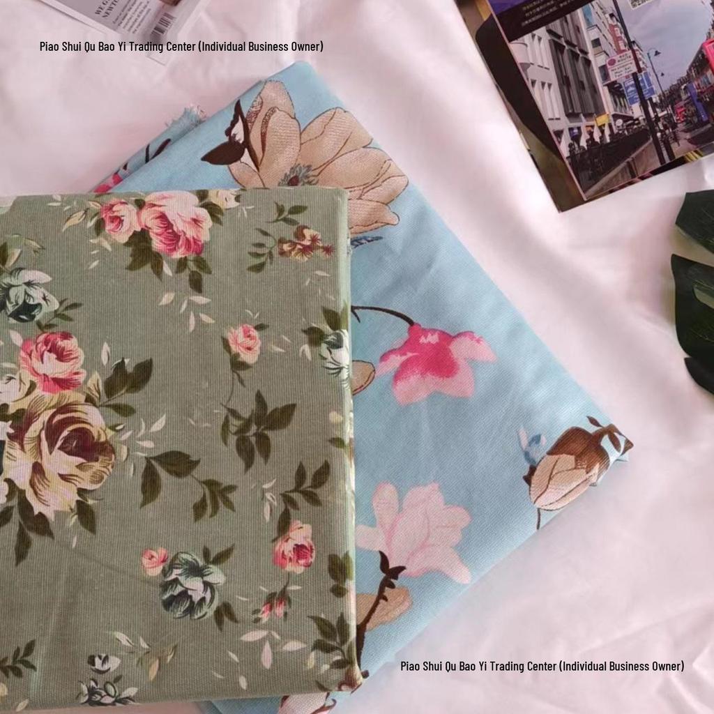 Reines Verdicktes Baumwoll-Bettlaken mit Kissenbezug - Doppelbett, Vier Jahreszeiten