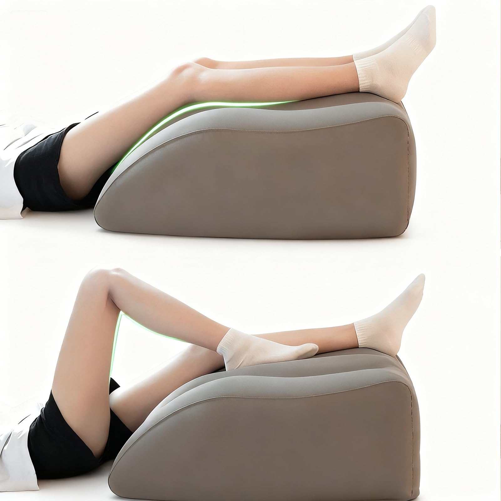 yowodana Air Leg Pillow, Foot Rest for Sleeping, Knee Pillow, Foot Pillow, Lightweight, Relaxation Aid, Leg Care, Relieves Tired Feet, Sleeping Back S