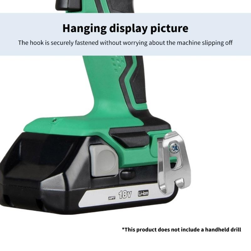 Professional Belt Clip Hook Stainless Steel Hook Screw Set For 18V Cordless Drills Impact Driver Power Tool Accessories