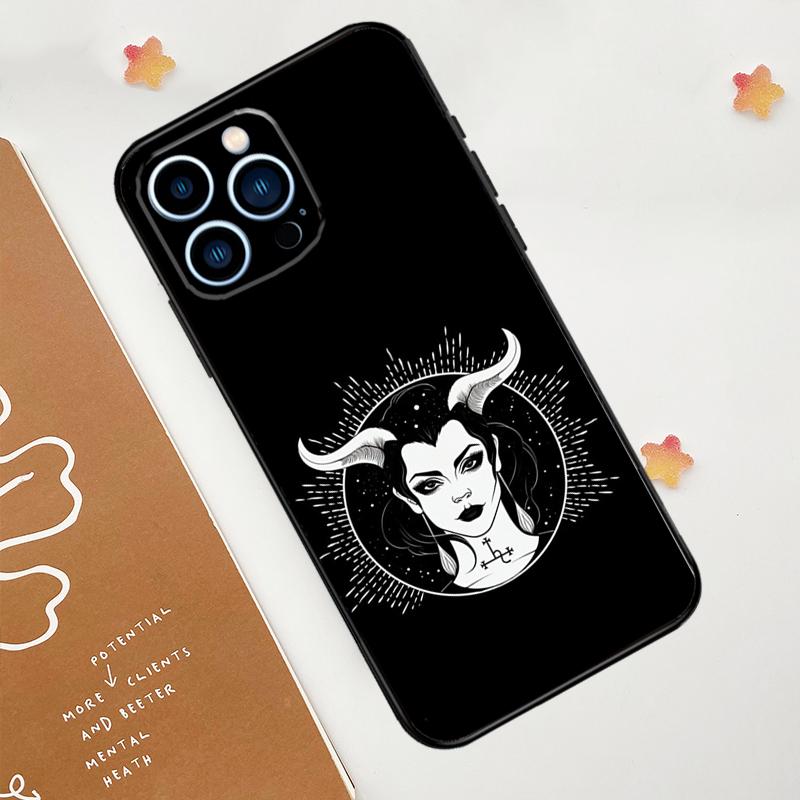 Sigil of Lilith Phone Case For iPhone 17 Pro Max 14 11 15 16 Pro Max 12 13 mini 16 Plus 16e 17 Air Funda