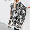 Bali Beach Resort Pom-pom Kimono Cardigan for Women - Printed Short Sleeve Cover-up
