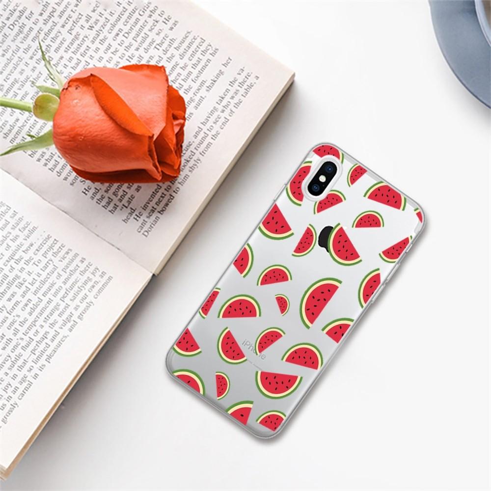 Watermelon Pattern Phone Case for iPhone 16 15 8 7 6 6S Plus X SE XR XS 14 11 12 13 Mini Pro Max Mobile Case