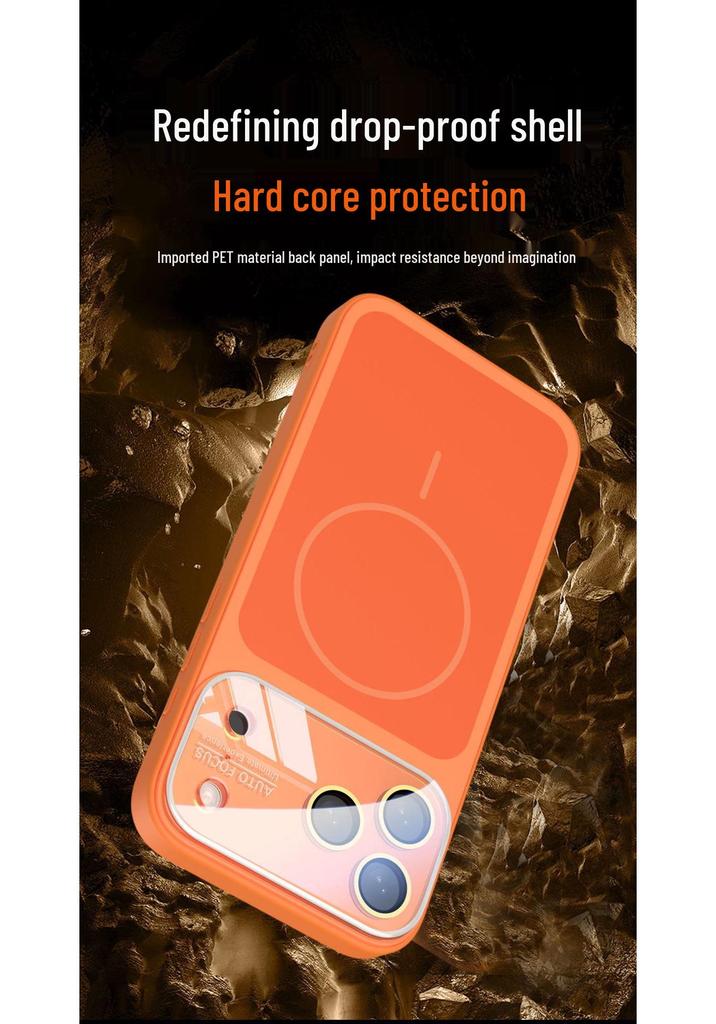 iPhone 17 Pro Max Flüssigsilikon Magnetischer AI-Button Hülle - Apple 16 PM Schutzhülle