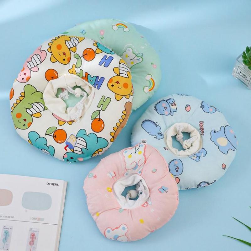Sweet Donuts Cat Round Pillow Collar Pet Dog Neck Cone Recovery Collar For Anti-Bite Lick Surgery Cat Accessories Pet Collars