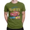 Vintage Car 95 Think Fast T Shirts Lightning McQueen Funny Tees Short Sleeve Round Collar T-Shirts 4XL Clothing Unisex