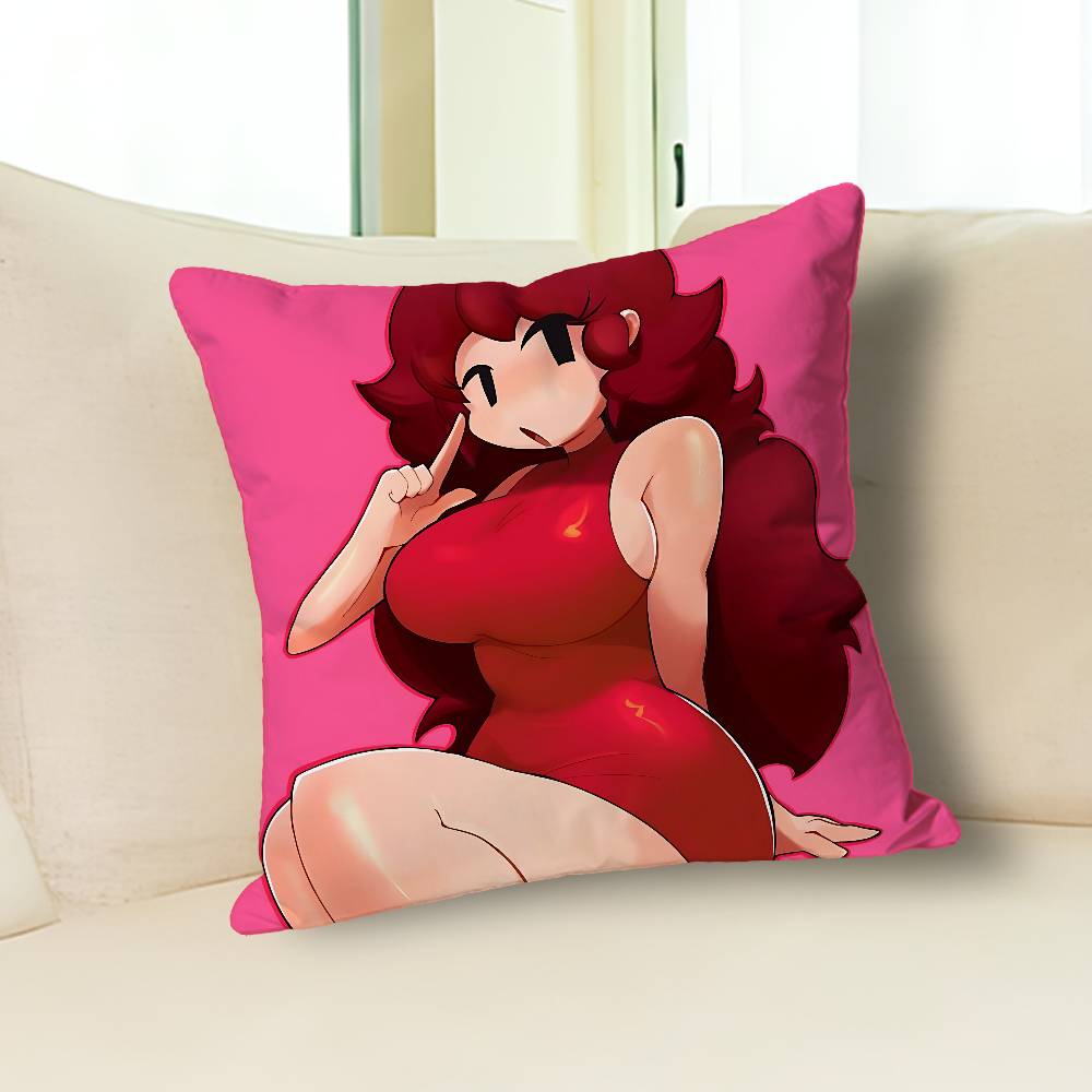 F-Friday N-Night F-Funkin Anime Celebrity Merchandise All-Match Printed Pillow Case Sofa Car Office Room Decoration Protector