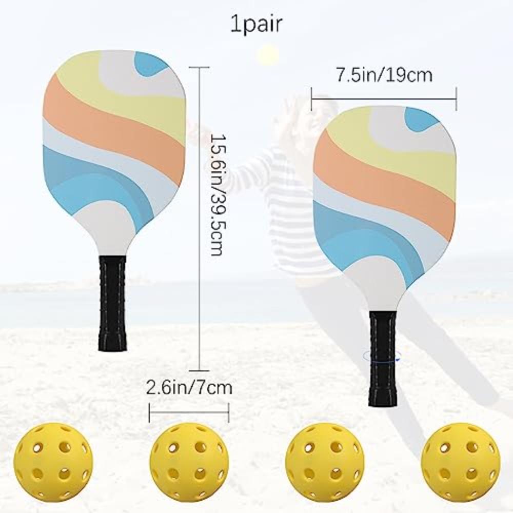 Wood Peak Racket Poplar Peak Racket Wood Racket Beach Rackets 1cm Thick