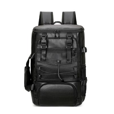 Skateboard-Rucksack, Mehrzweck-Fitness-Reise-Business-Tasche, großer Rucksack aus PU-Leder