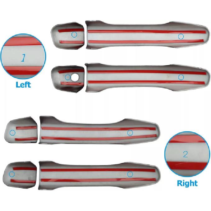 Gloss Black Door Handle Cover for 2018~ Honda Accord Accessories Door Handle