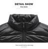 Men's Slim Fit Stand Collar Lightweight Down Vest - Autumn & Winter