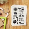Clear Silicone Stampers Scrapbooking Stencil for Card Making DIY Journaling