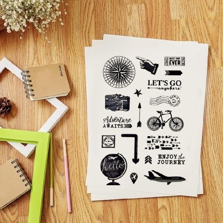 Clear Silicone Stampers Scrapbooking Stencil for Card Making DIY Journaling