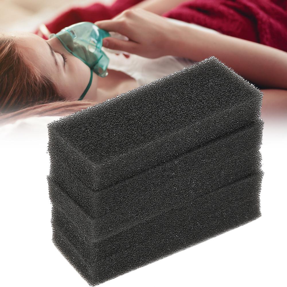 5Pcs Professional Breathing Machine Filter Cotton Replacement AccessoryBlack