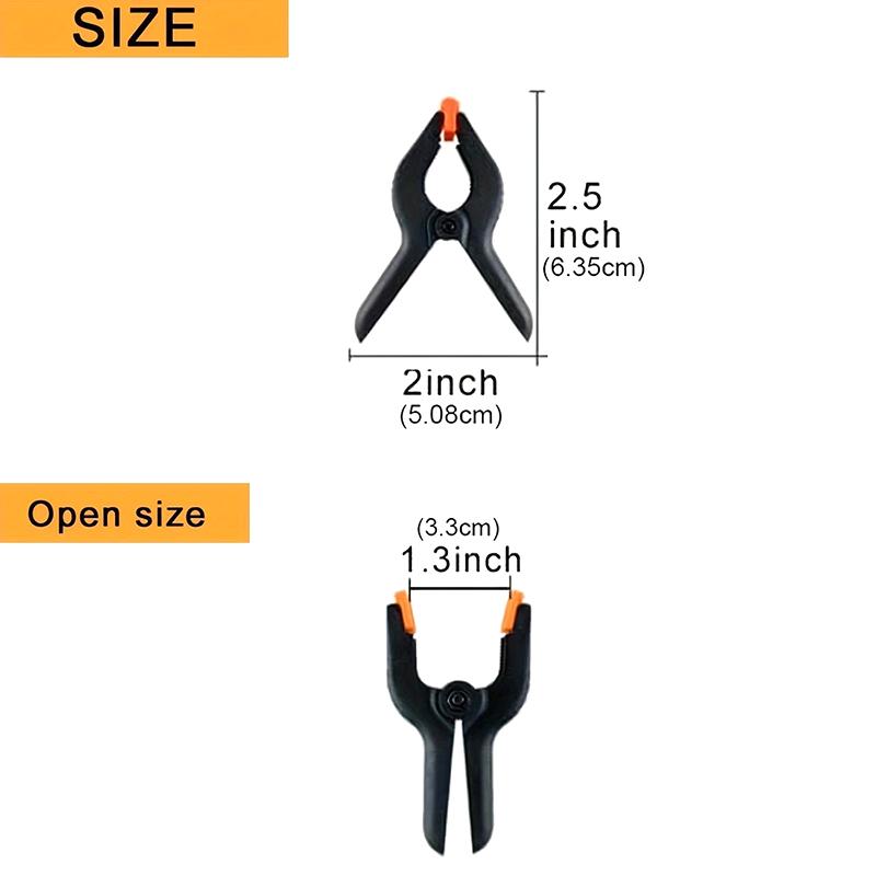 10/20Pcs Spring Clamps Heavy Duty Plastic For Background Muslin Canvas Paper Chromakey Screen Clip Photo Studio Carpenter Tool
