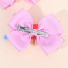 2Pcs New Popsicle Bow Hair Clips PVC Ribbon Hairpins For Girls School Barrette Summer Popular Kawaii Children Hair Accessories