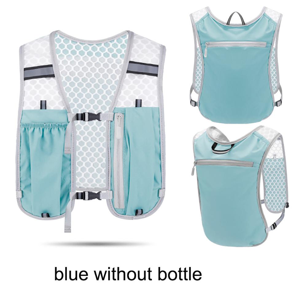 Running Backpack Vest With Bottle Hydration Trail Light Weight Cycling Run Jogging Marathon Riding Climbing Bag Waterproof