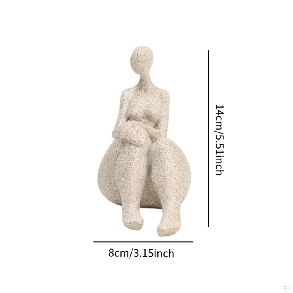 Ženská figurka Umění Ženská socha Ložnicový doplněk Socha tlusté ženy Abstraktní