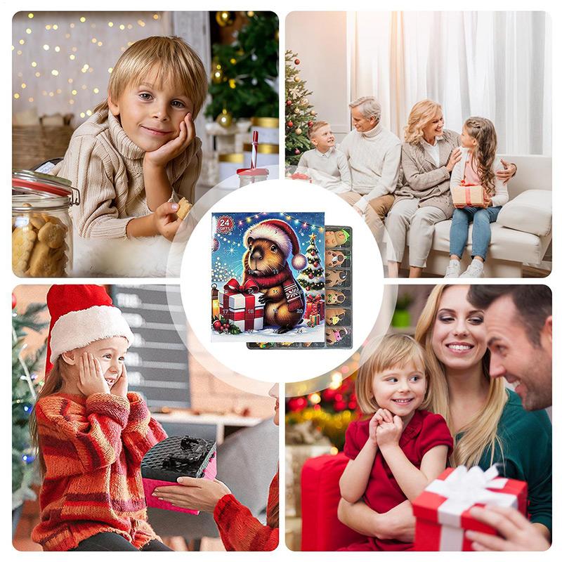24 Day Capybara Christmas Advent Calendar Plaything Miniature Doll Countdown Calendar Christmas Decorations Latest Year'S Eve Decorations
