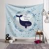 Ocean Wave Tapestry Beauty Sea Beach Big Whale Animals Tapestry Wall Hanging Tapestries Home Decor Bedroom Wall Art Tapestry